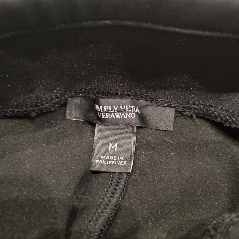 Leather Soft Black Leggings - Picture 8 of 9